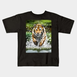 Majestic Tiger Hunter Kids T-Shirt